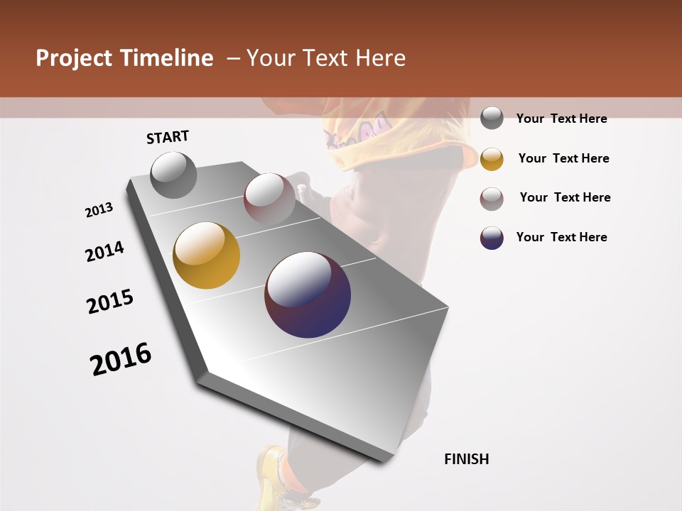 Acrobat Color Funky PowerPoint Template