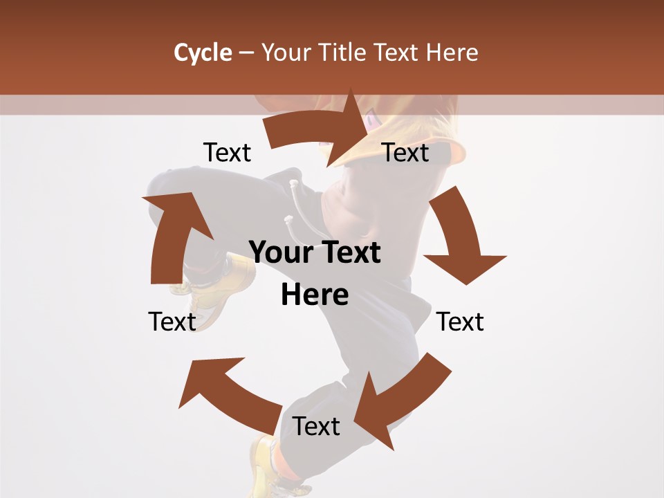 Acrobat Color Funky PowerPoint Template