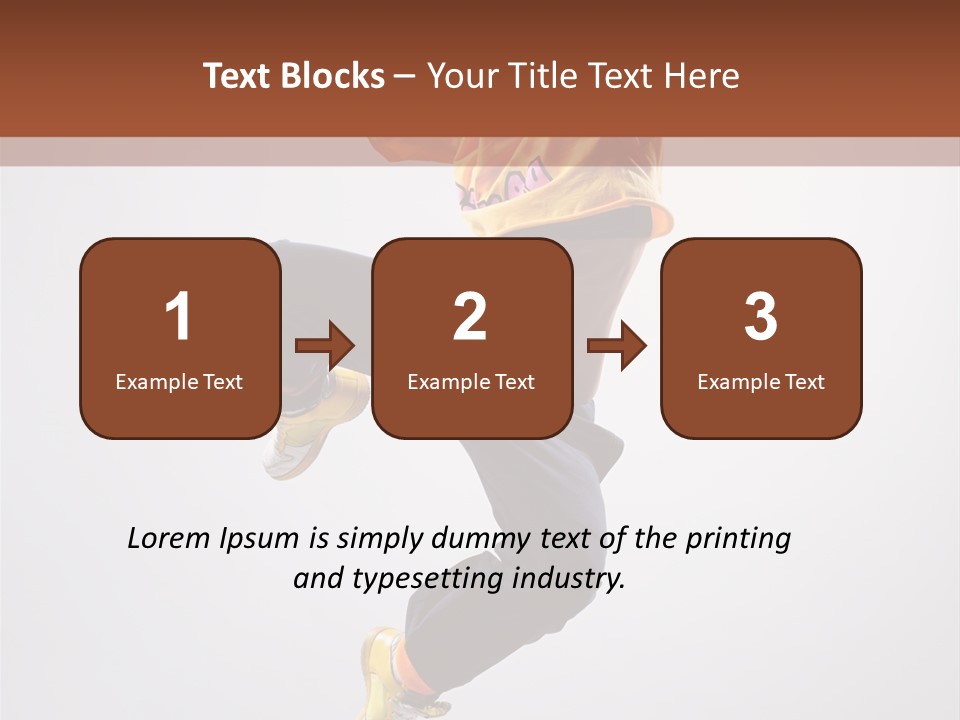 Acrobat Color Funky PowerPoint Template