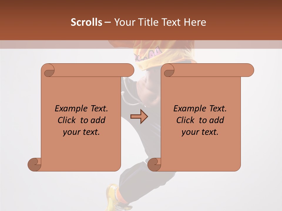 Acrobat Color Funky PowerPoint Template
