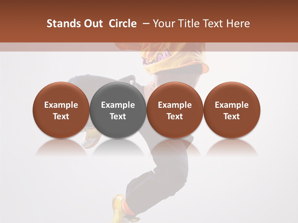 Acrobat Color Funky PowerPoint Template