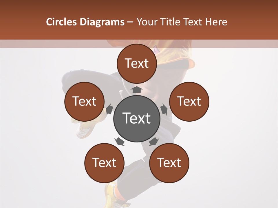 Acrobat Color Funky PowerPoint Template