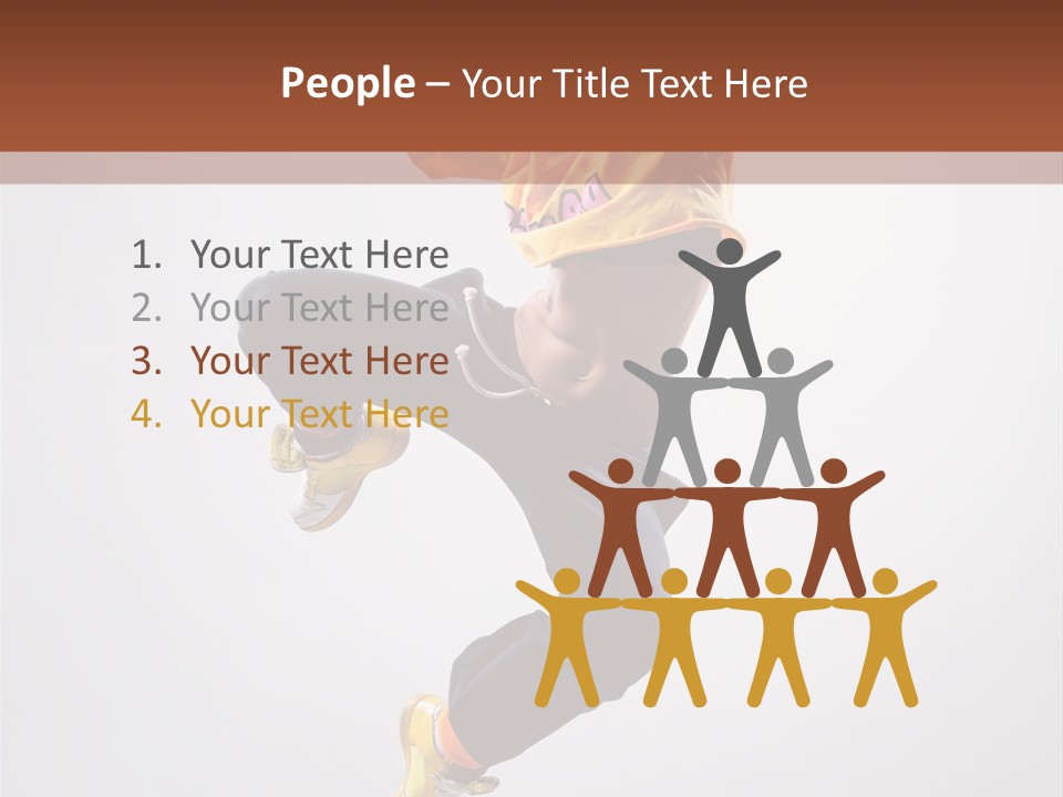 Acrobat Color Funky PowerPoint Template