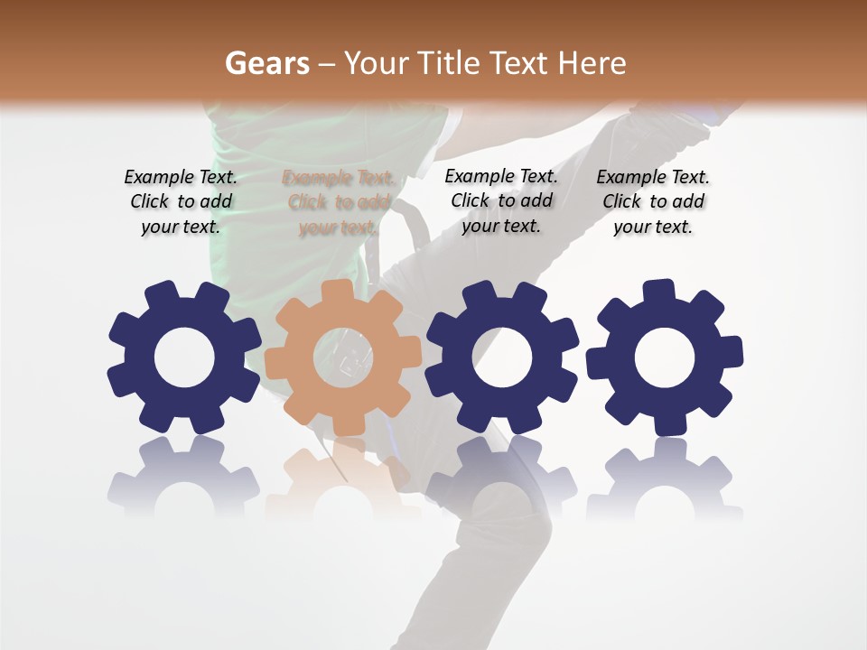 Adult Dancer Rap PowerPoint Template