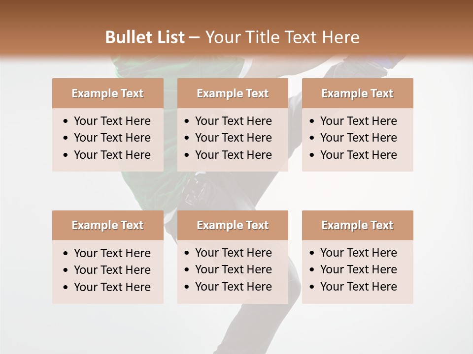 Adult Dancer Rap PowerPoint Template