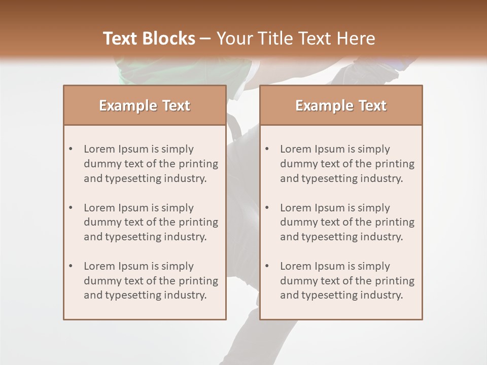 Adult Dancer Rap PowerPoint Template