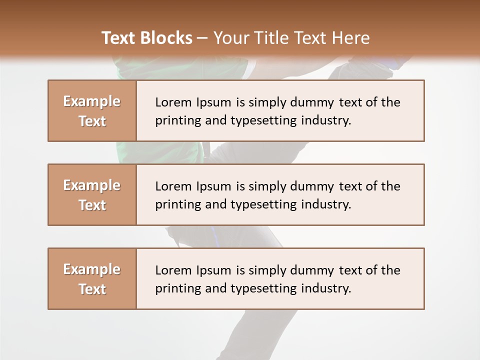 Adult Dancer Rap PowerPoint Template