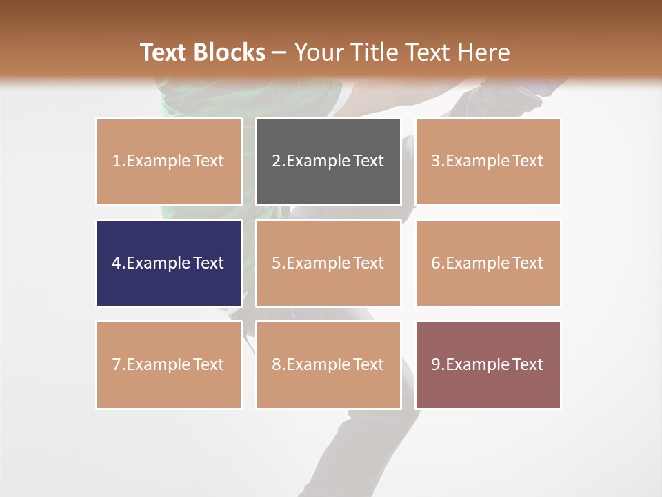 Adult Dancer Rap PowerPoint Template