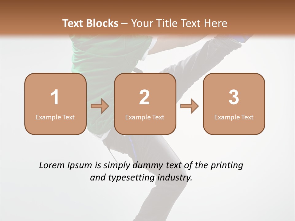 Adult Dancer Rap PowerPoint Template