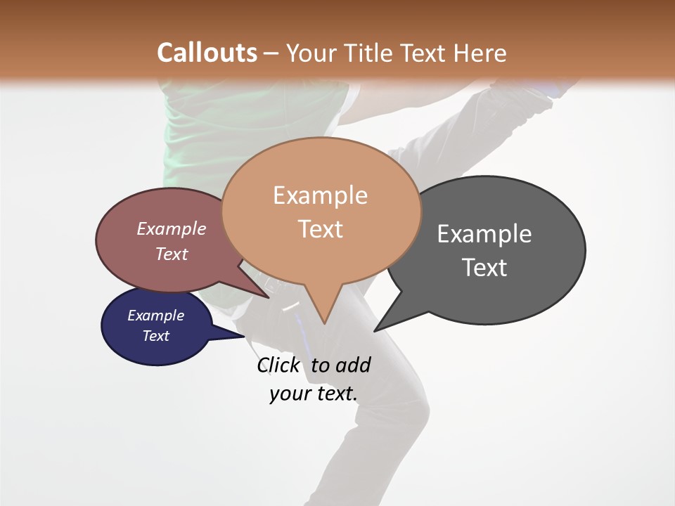 Adult Dancer Rap PowerPoint Template