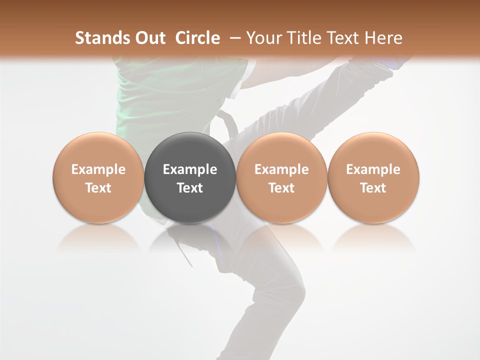 Adult Dancer Rap PowerPoint Template