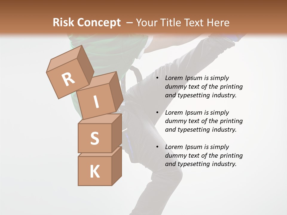 Adult Dancer Rap PowerPoint Template