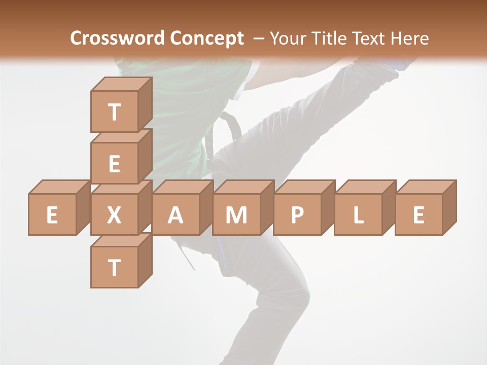 Adult Dancer Rap PowerPoint Template