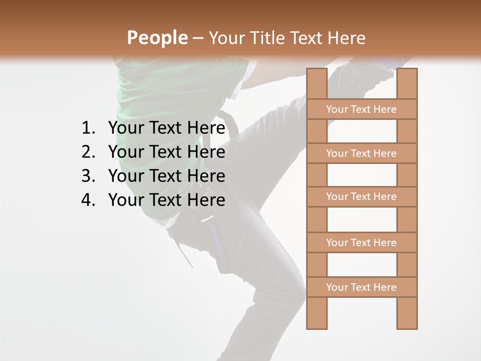 Adult Dancer Rap PowerPoint Template