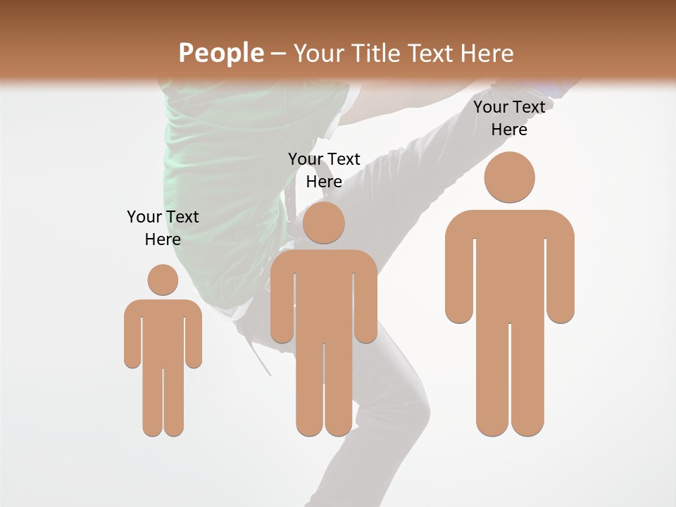 Adult Dancer Rap PowerPoint Template