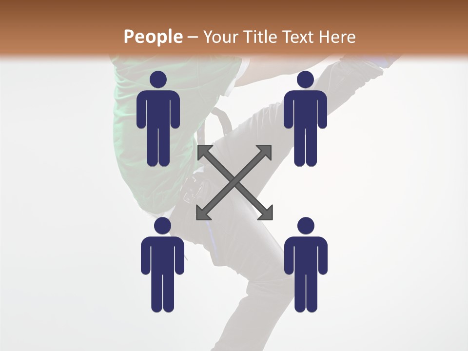 Adult Dancer Rap PowerPoint Template