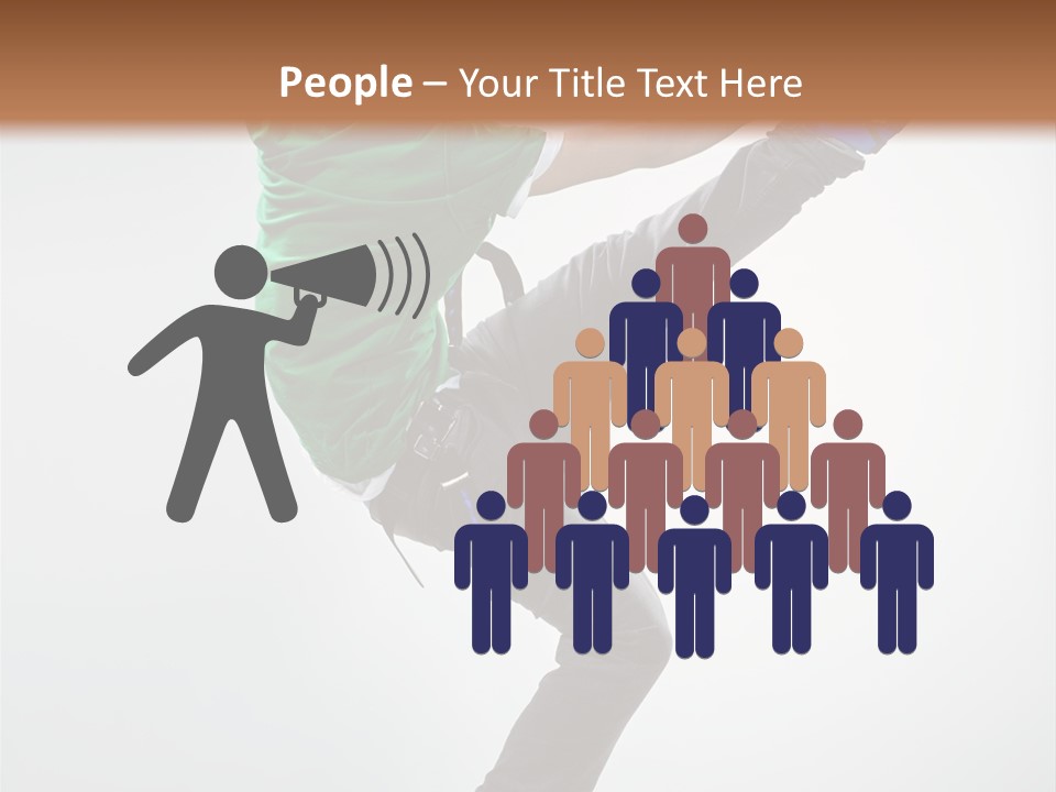 Adult Dancer Rap PowerPoint Template