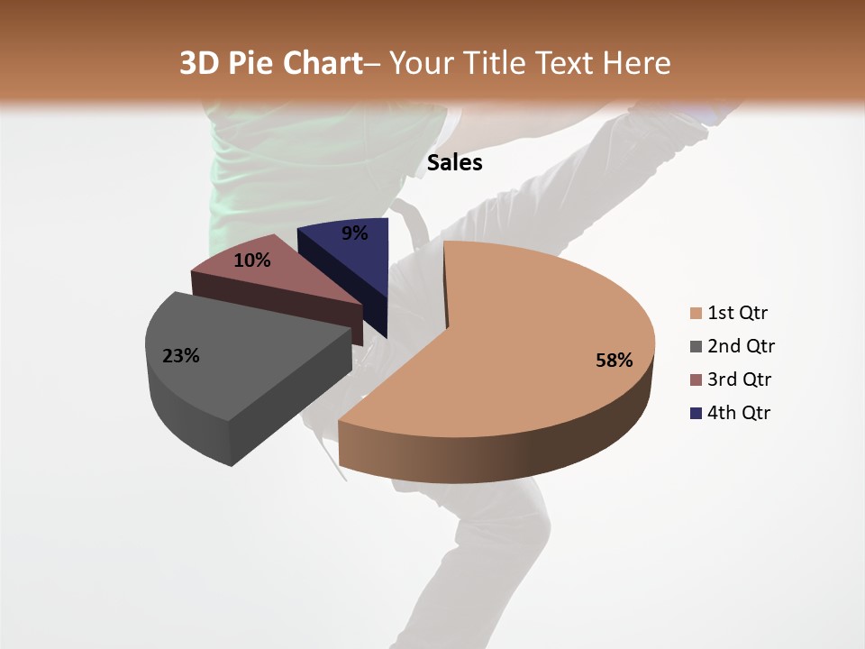 Adult Dancer Rap PowerPoint Template