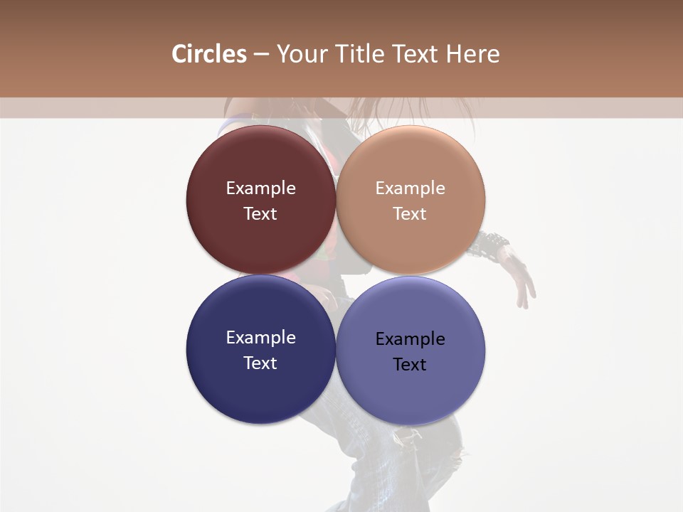 Fashion Posing Human PowerPoint Template