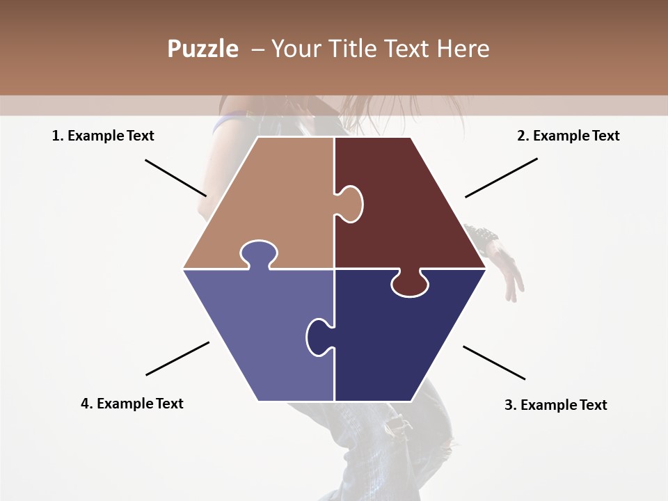 Fashion Posing Human PowerPoint Template