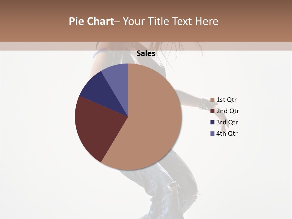 Fashion Posing Human PowerPoint Template