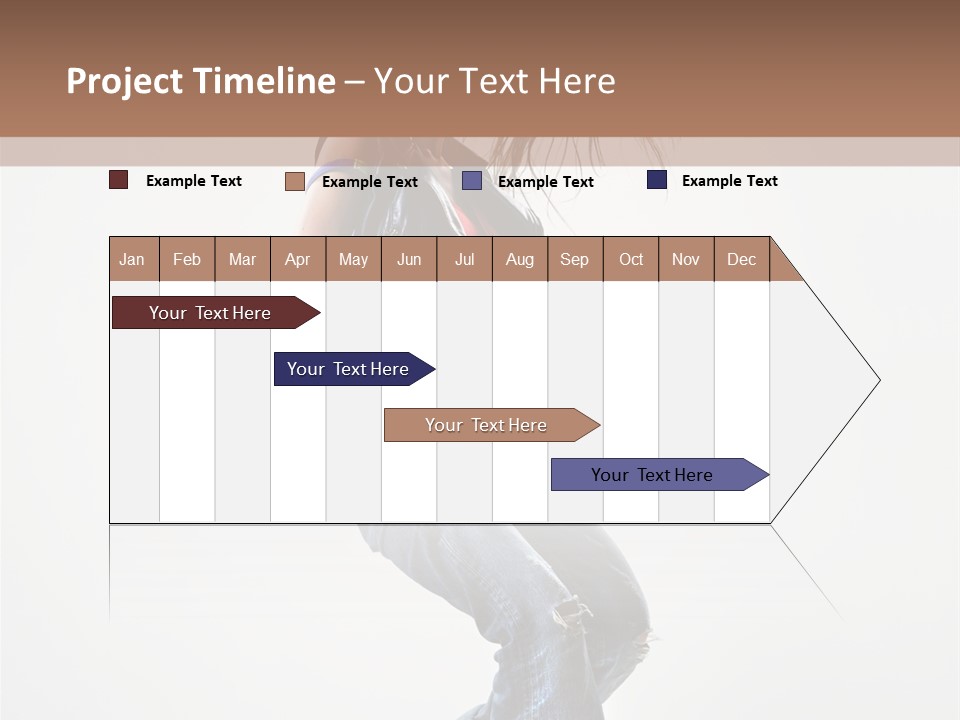 Fashion Posing Human PowerPoint Template