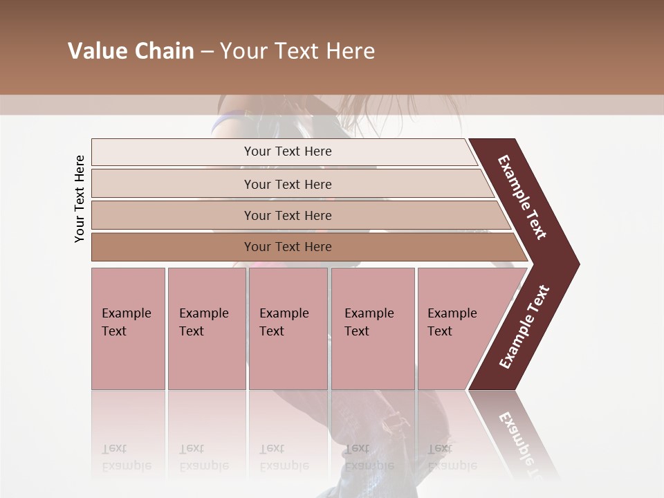 Fashion Posing Human PowerPoint Template