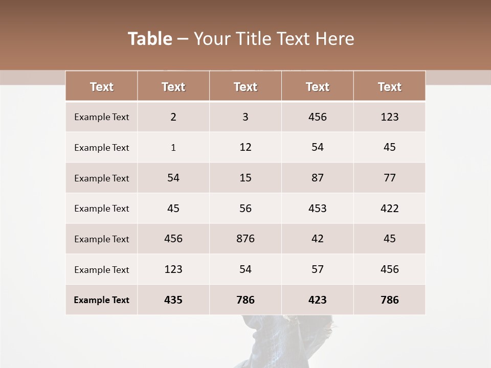 Fashion Posing Human PowerPoint Template