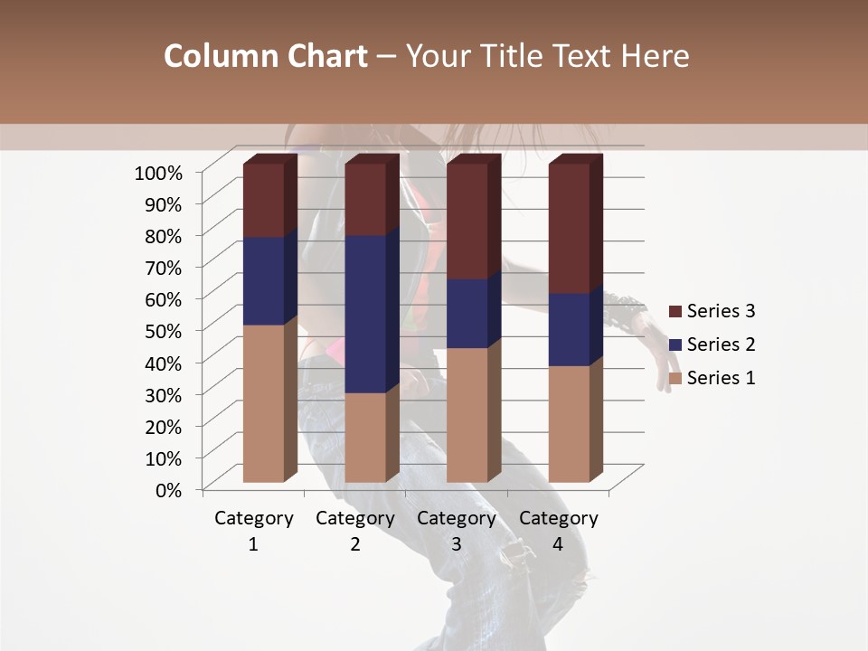Fashion Posing Human PowerPoint Template