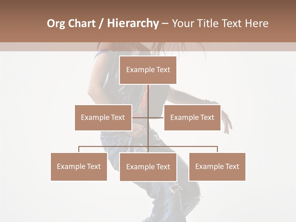 Fashion Posing Human PowerPoint Template