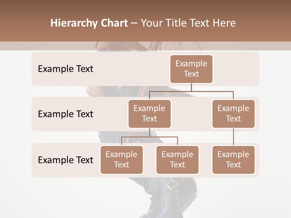 Fashion Posing Human PowerPoint Template