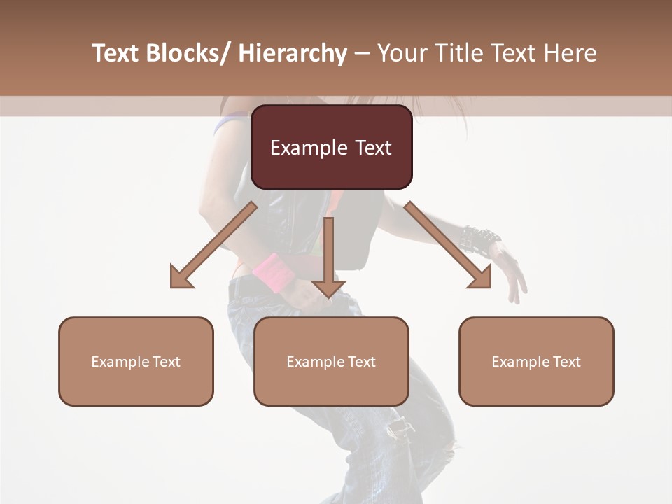 Fashion Posing Human PowerPoint Template