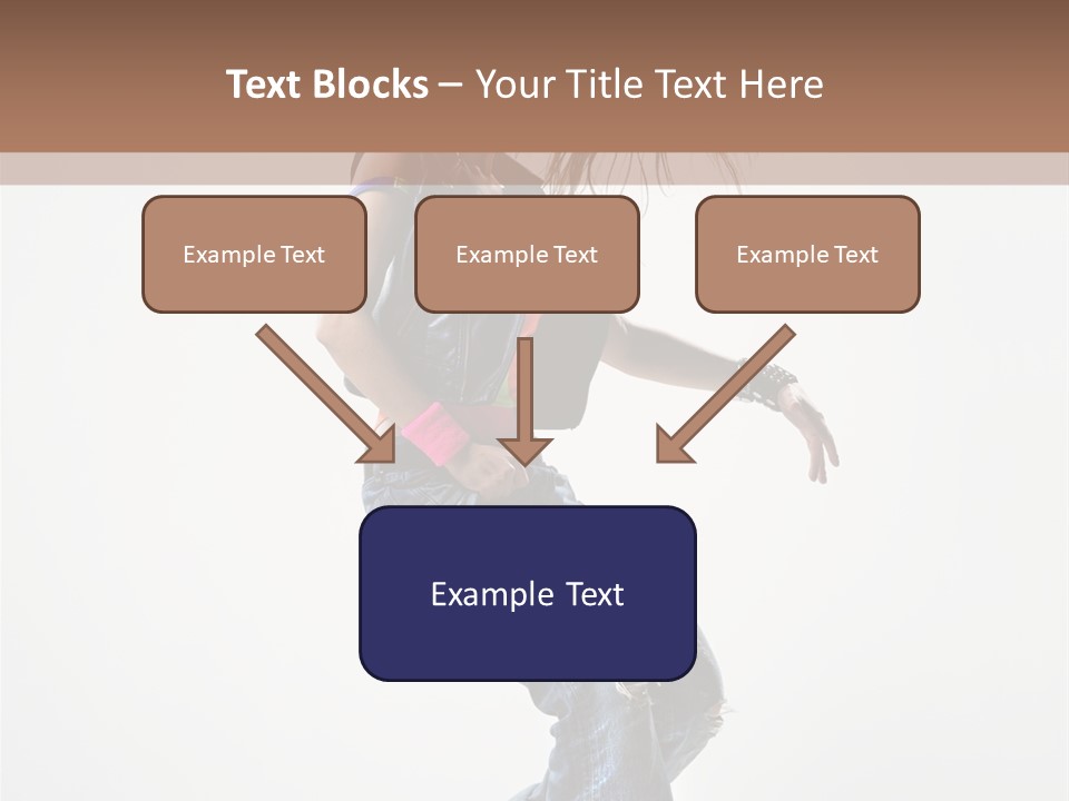 Fashion Posing Human PowerPoint Template