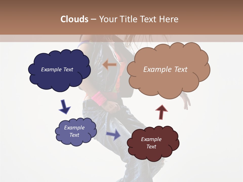 Fashion Posing Human PowerPoint Template