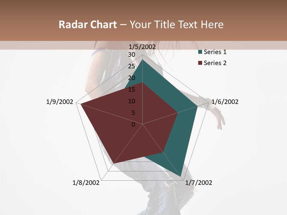 Fashion Posing Human PowerPoint Template