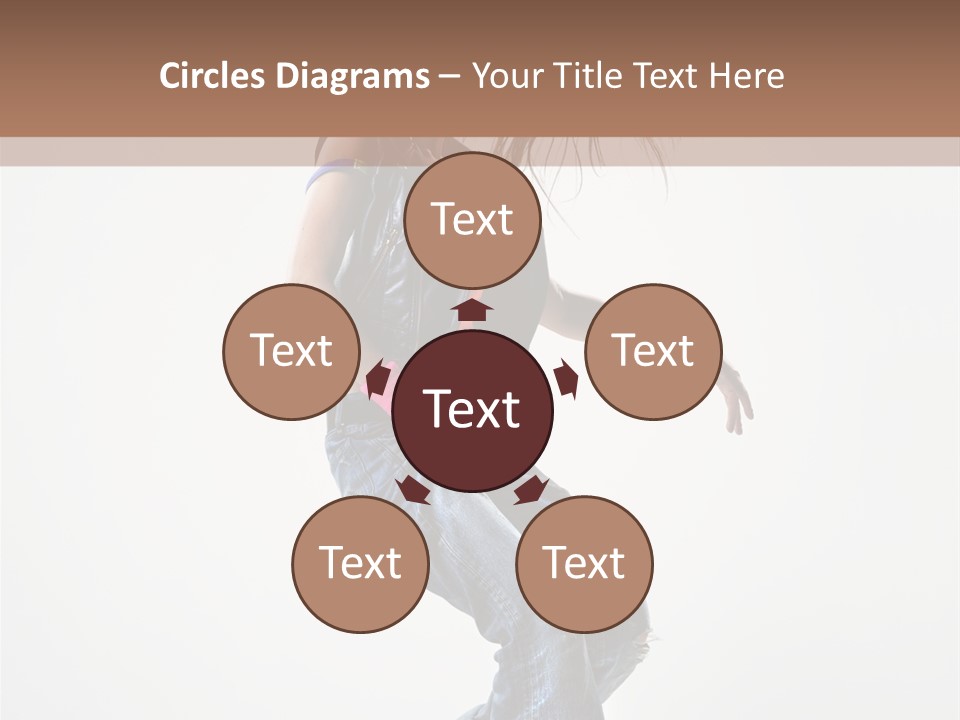 Fashion Posing Human PowerPoint Template