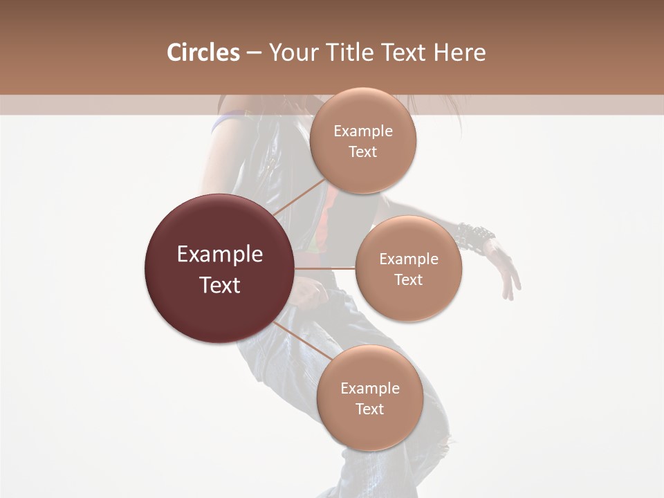 Fashion Posing Human PowerPoint Template