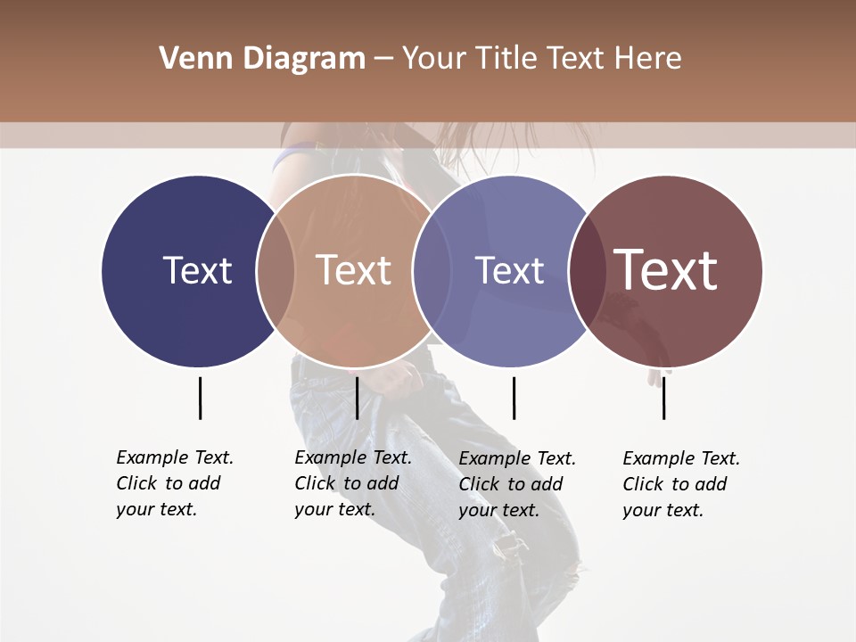 Fashion Posing Human PowerPoint Template