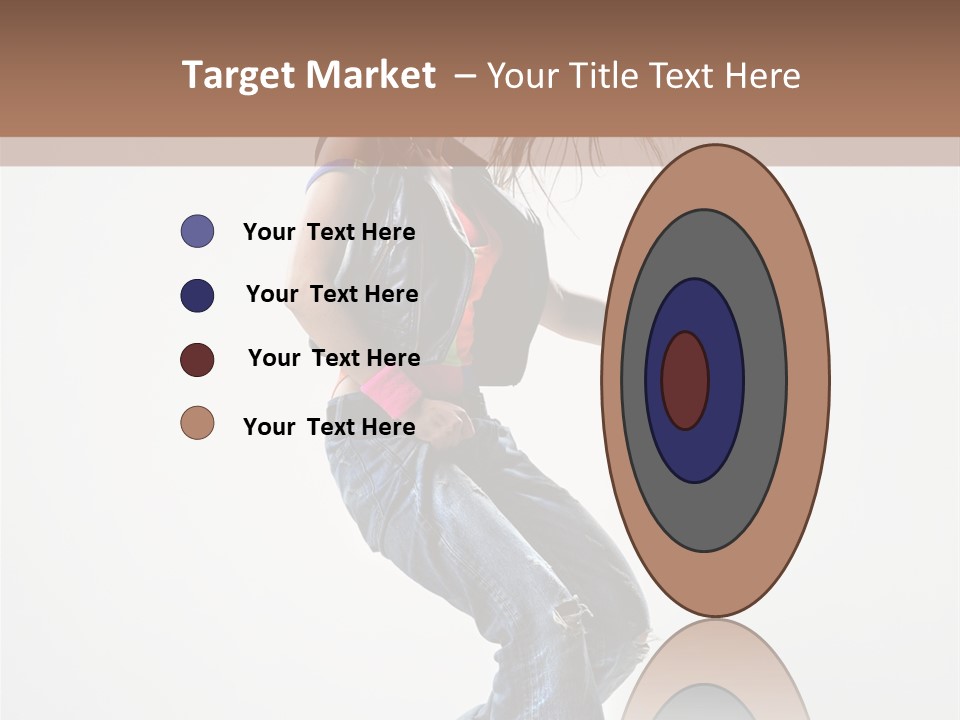 Fashion Posing Human PowerPoint Template