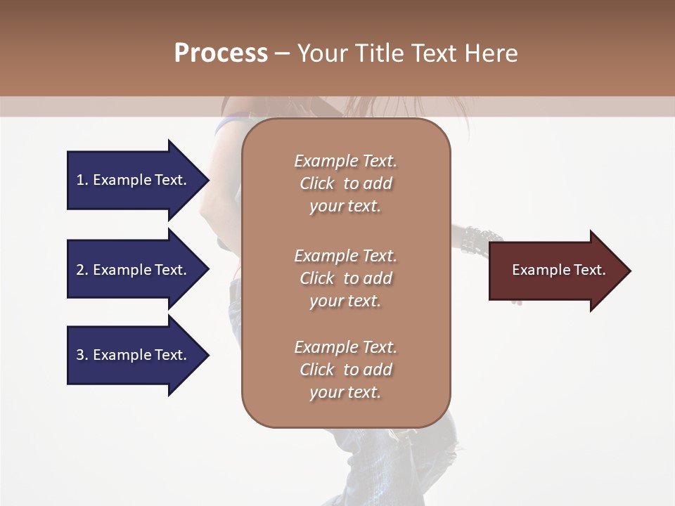 Fashion Posing Human PowerPoint Template