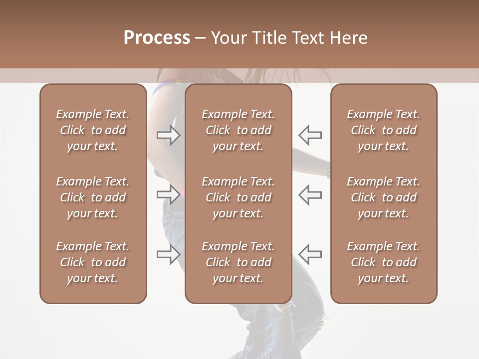 Fashion Posing Human PowerPoint Template