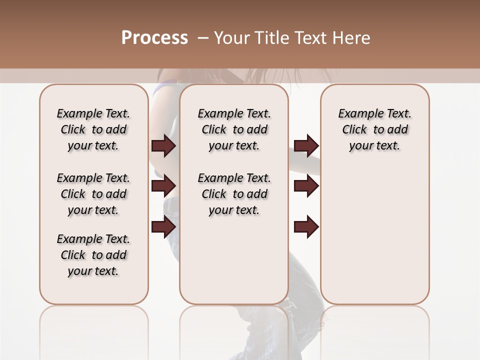 Fashion Posing Human PowerPoint Template