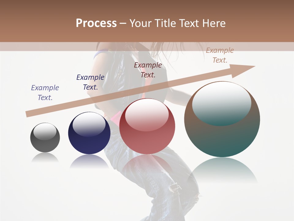 Fashion Posing Human PowerPoint Template