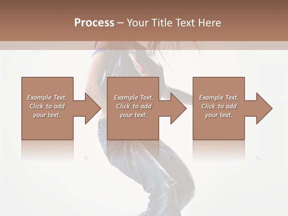 Fashion Posing Human PowerPoint Template