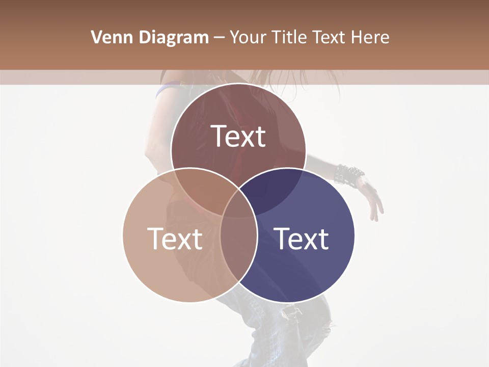 Fashion Posing Human PowerPoint Template