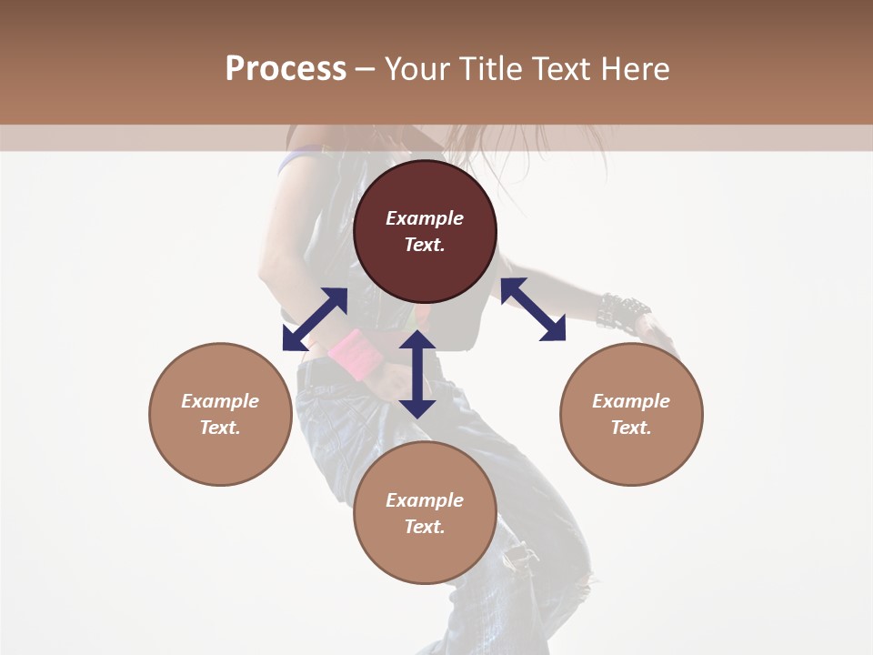 Fashion Posing Human PowerPoint Template