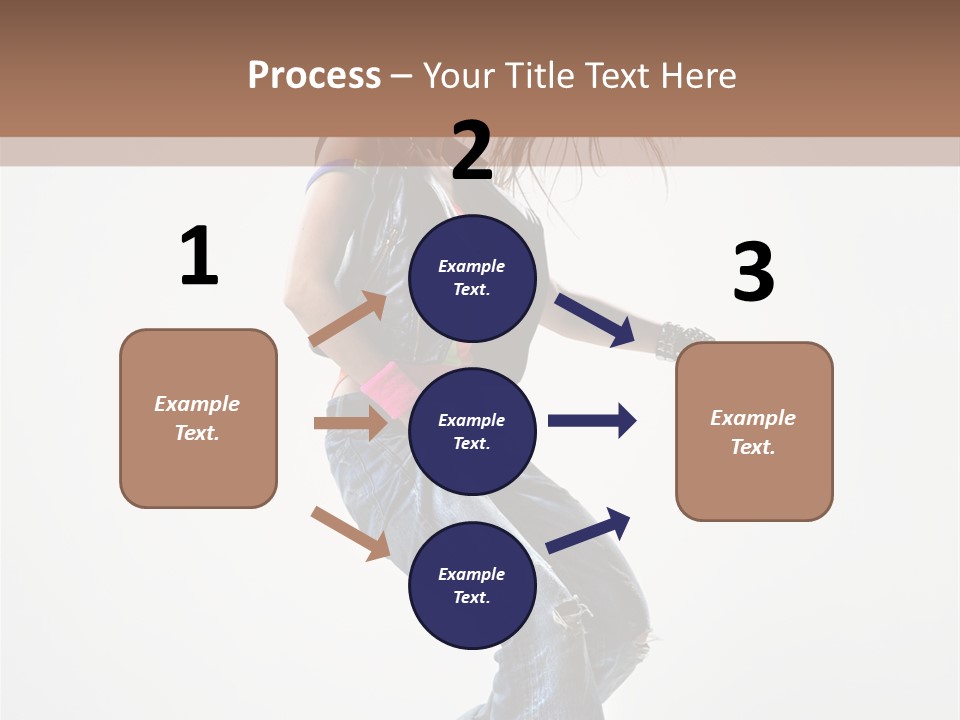 Fashion Posing Human PowerPoint Template