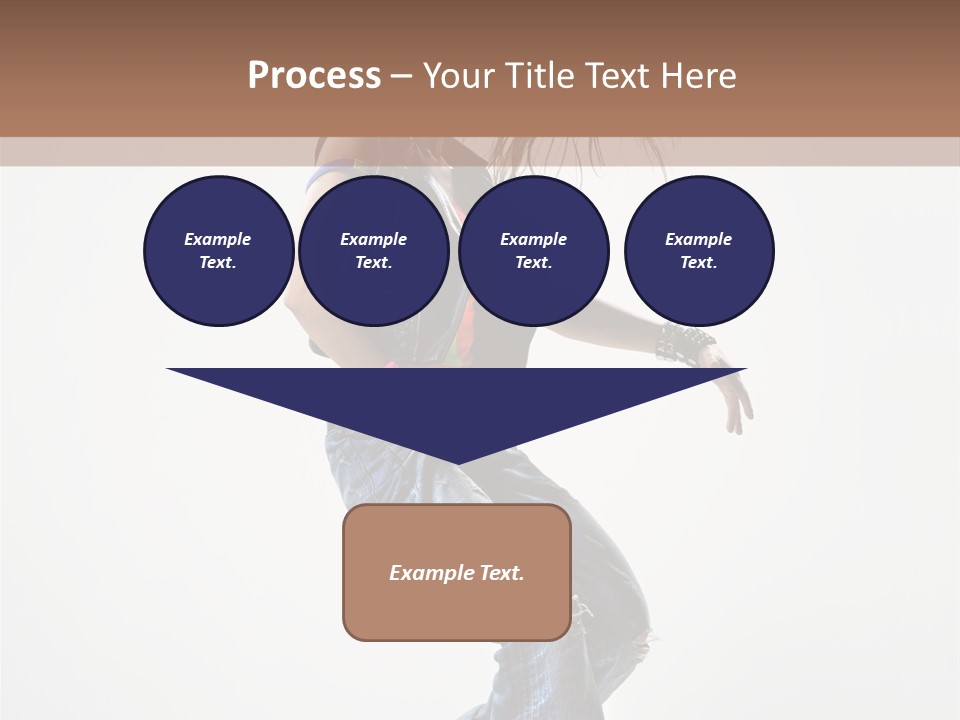 Fashion Posing Human PowerPoint Template