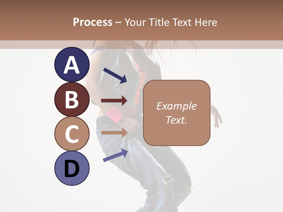 Fashion Posing Human PowerPoint Template