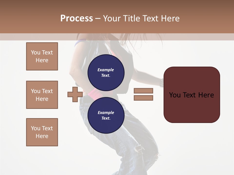 Fashion Posing Human PowerPoint Template